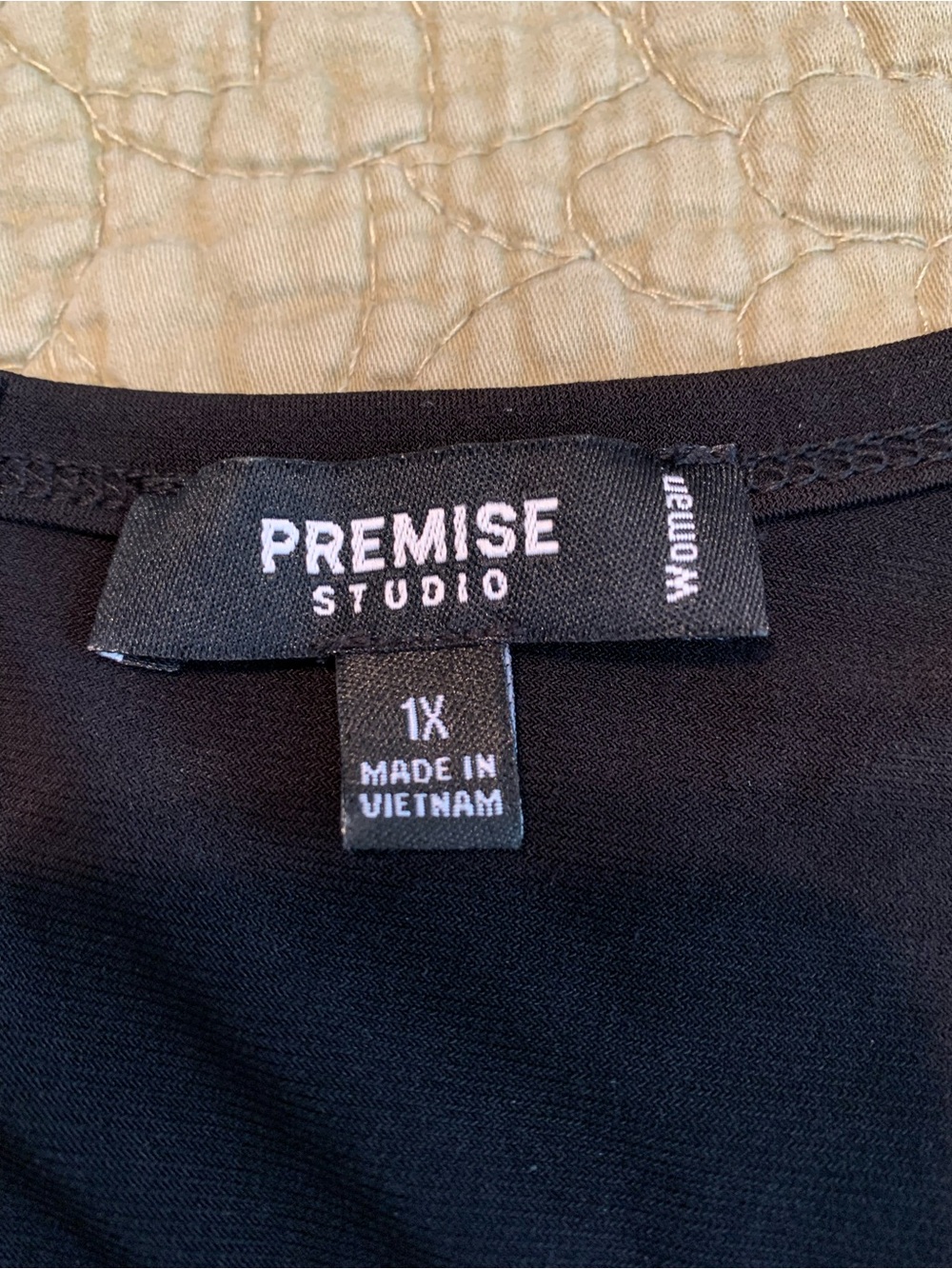 Premise Studio Woman Blouse Plus Size Black & White Sleeveless 1X - Picture 3 of 11